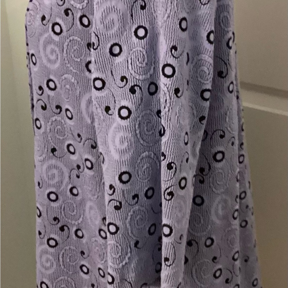 Andrea Lieu lavender textured coat style tunic,Size Large - Picture 4 of 7